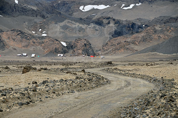 islande route f88 refuge de drekagil volcan cratre askja