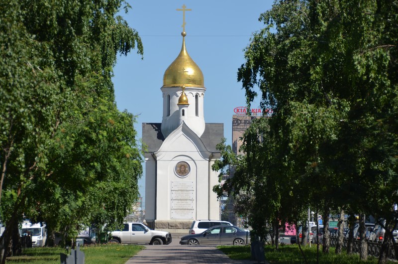 russie par la route sibrie novossibirsk glise Saint Nicolas centre gographique de la russie