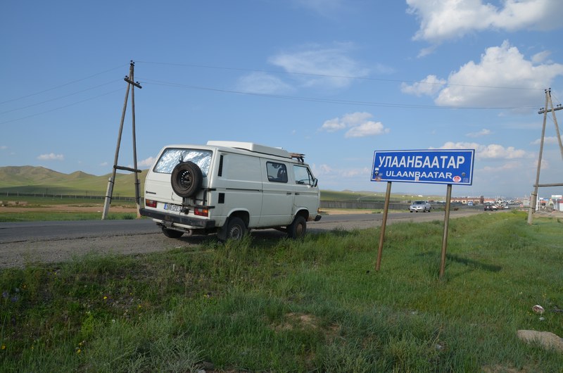 russie mongolie par la route vw t3 transporter volkswagen syncro steppe arrive oulan bator ulan bator