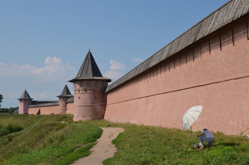 russie mongolie par la route suzdal souzdal sousdal susdal monastre muraille enceinte anneau d'or