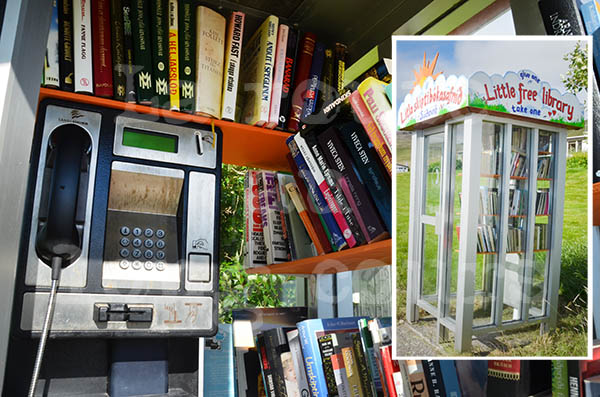 islande cabine tlphonique librairie livres